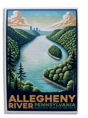 Allegheny River Postcard