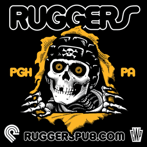 Ruggers Pub Skull Sticker