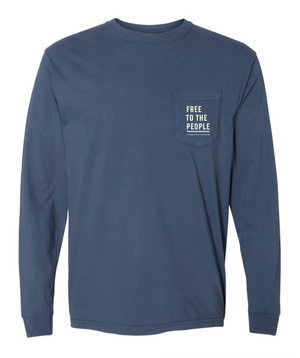 Free to the People Long Sleeve Pocket Shirt