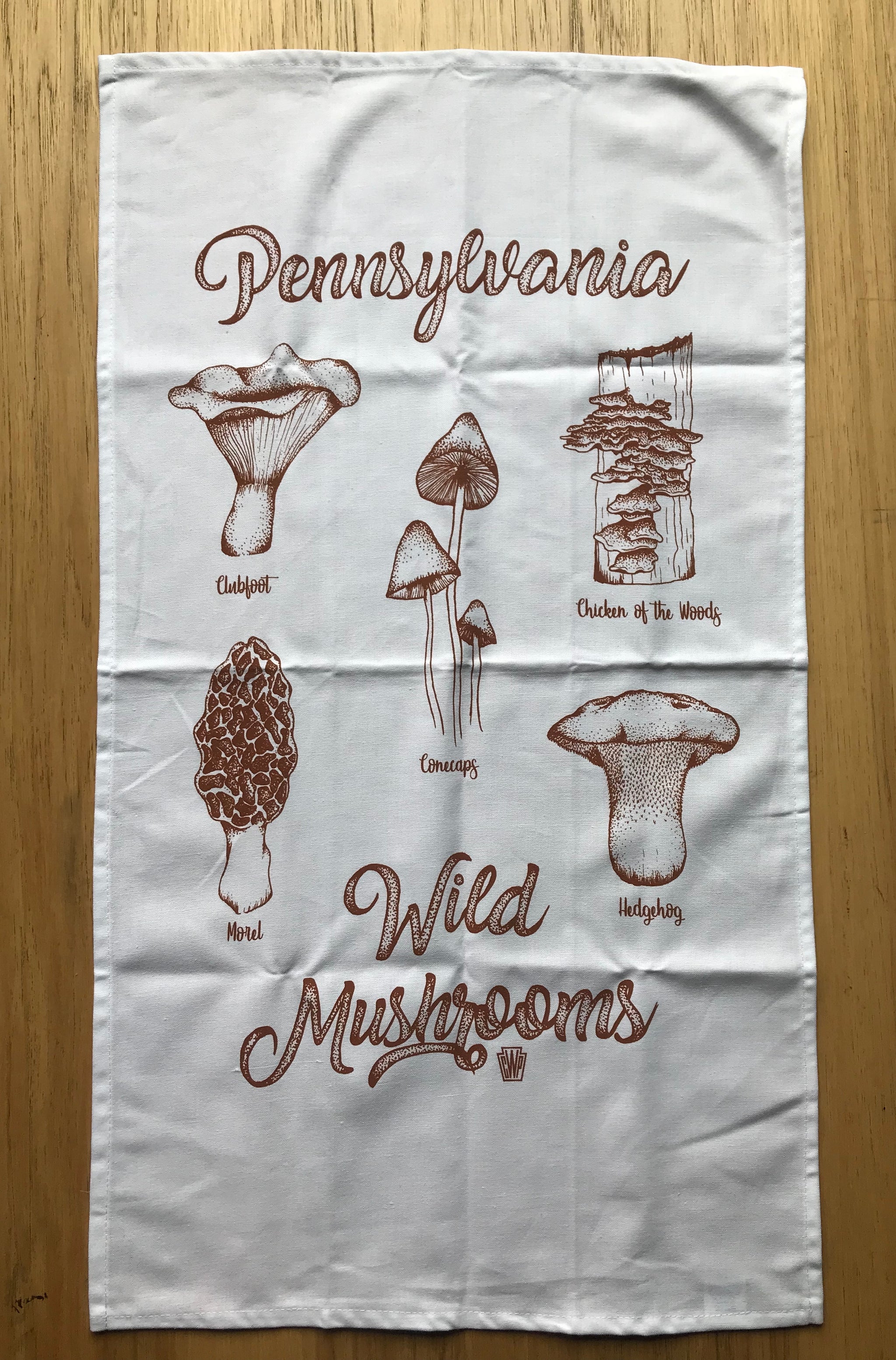 Mushroom Tea Towel